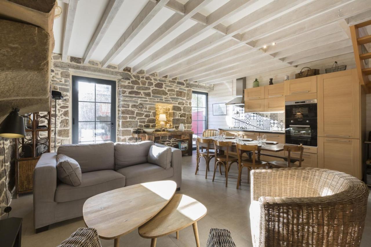 Saint Malo, Le Pont, Maison Plage A 100M Villa Exterior foto